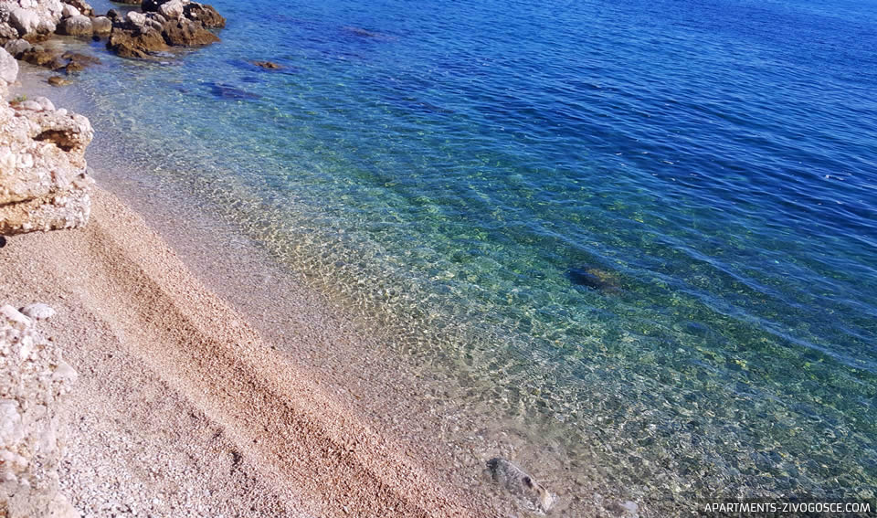 Živogošće Blato plaža Dole